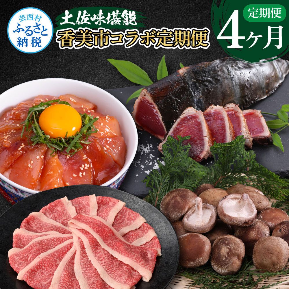 土佐味堪能4ヶ月定期便　t057kyf-tka-kks-AS