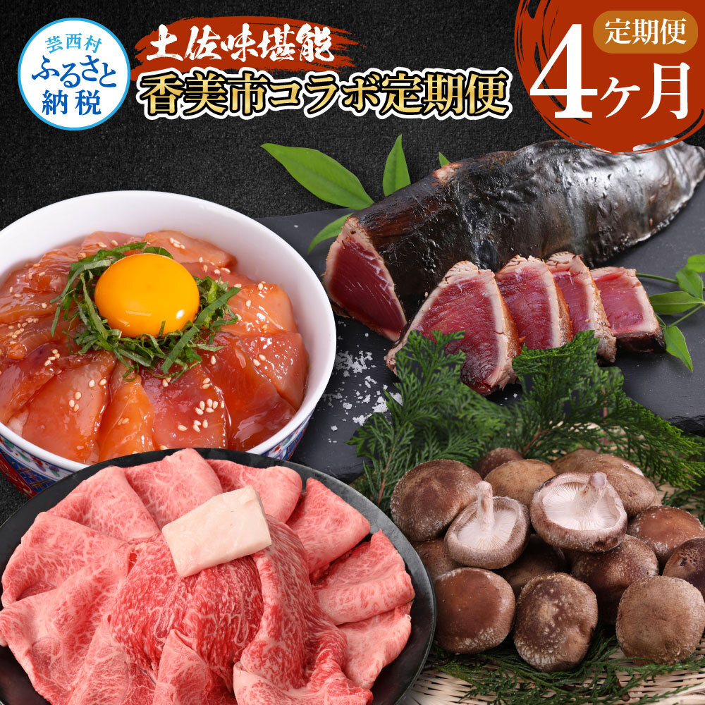 土佐味堪能4ヶ月定期便　t059kyf-tka-kks-AS