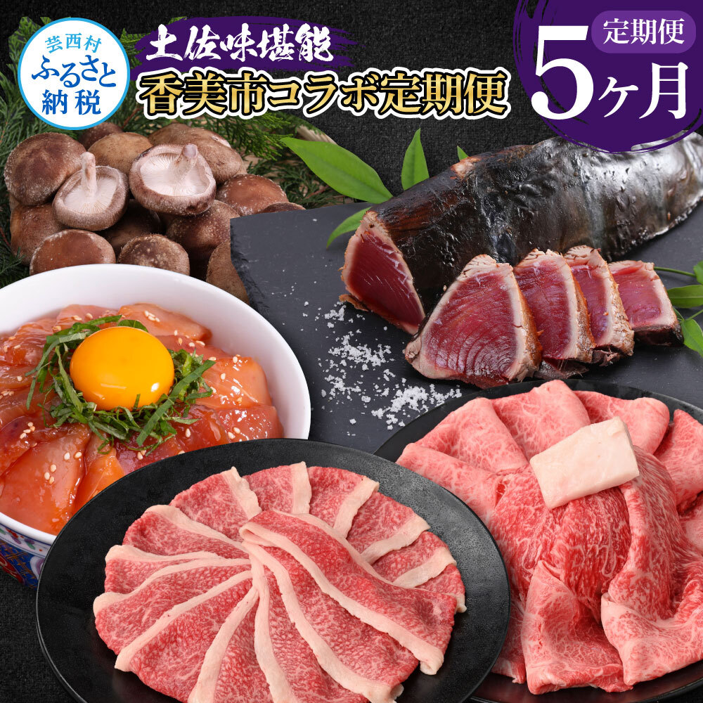土佐味堪能5ヶ月定期便　t060kyf-tka-kks-AS